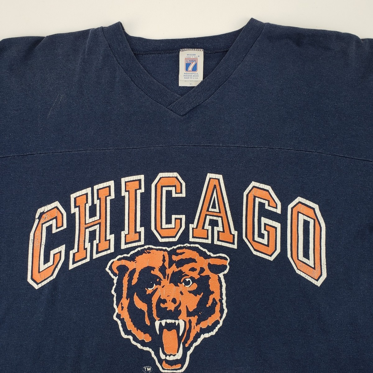 70s 80s LOGO 7 ナンバリング Tシャツ BEARS オレンジ XL 70s 80s LOGO 7 ナンバリング Tシャツ BEARS オレンジ XL 70s