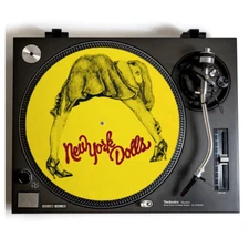 NEW YORK DOLLS Turntable Slipmat for Vinyl Records 12" DJ Slip Mat glam punk