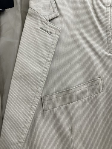 Structure Men’s Spring Blazer Suit Jacket Size XXL Beige Sport Suit Striped $120 - Picture 24 of 24