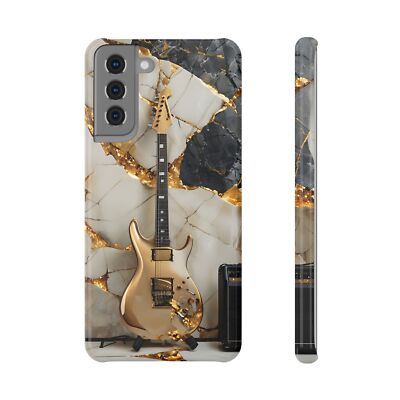 Samsung Galaxy S21 Electric Guitar Design Slim Snap Case 
