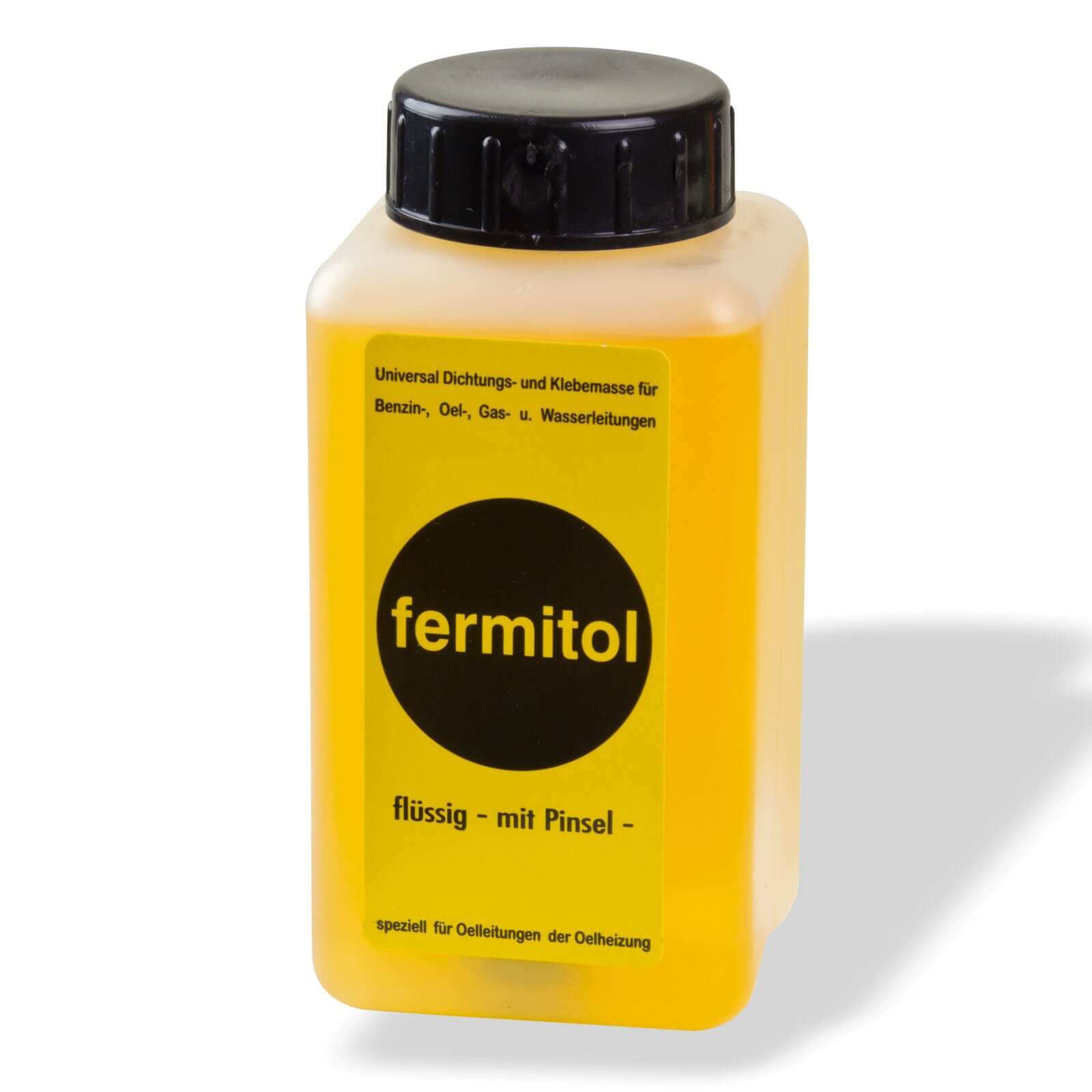 Produktbild von Fermit Fermitol Kunstharz Flüssigkleber 125 G Inkl. Pinsel – Vielseitiger Kleber & Dichtmittel Für Haushalt