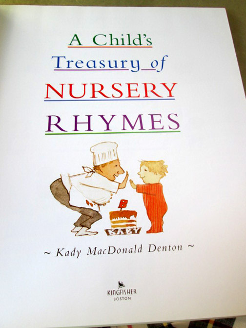 A CHILD'S TREASURY Of NURSERY RHYMES,1998,Kady MacDonald Denton