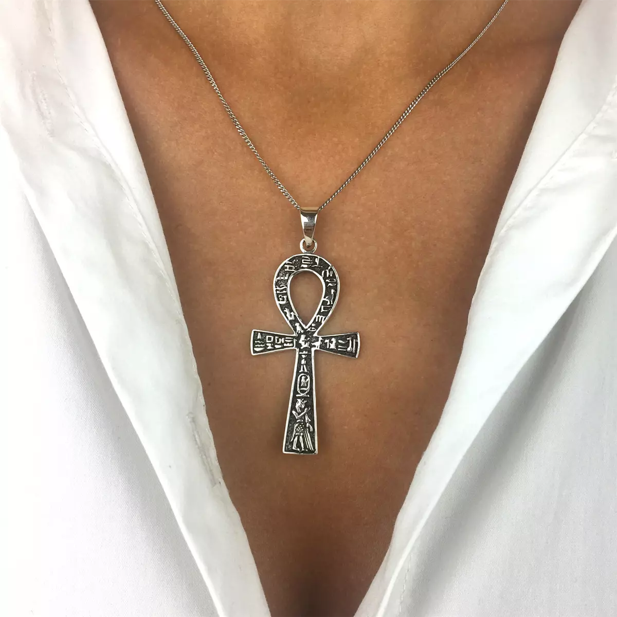 Egyptian shop cross pendant
