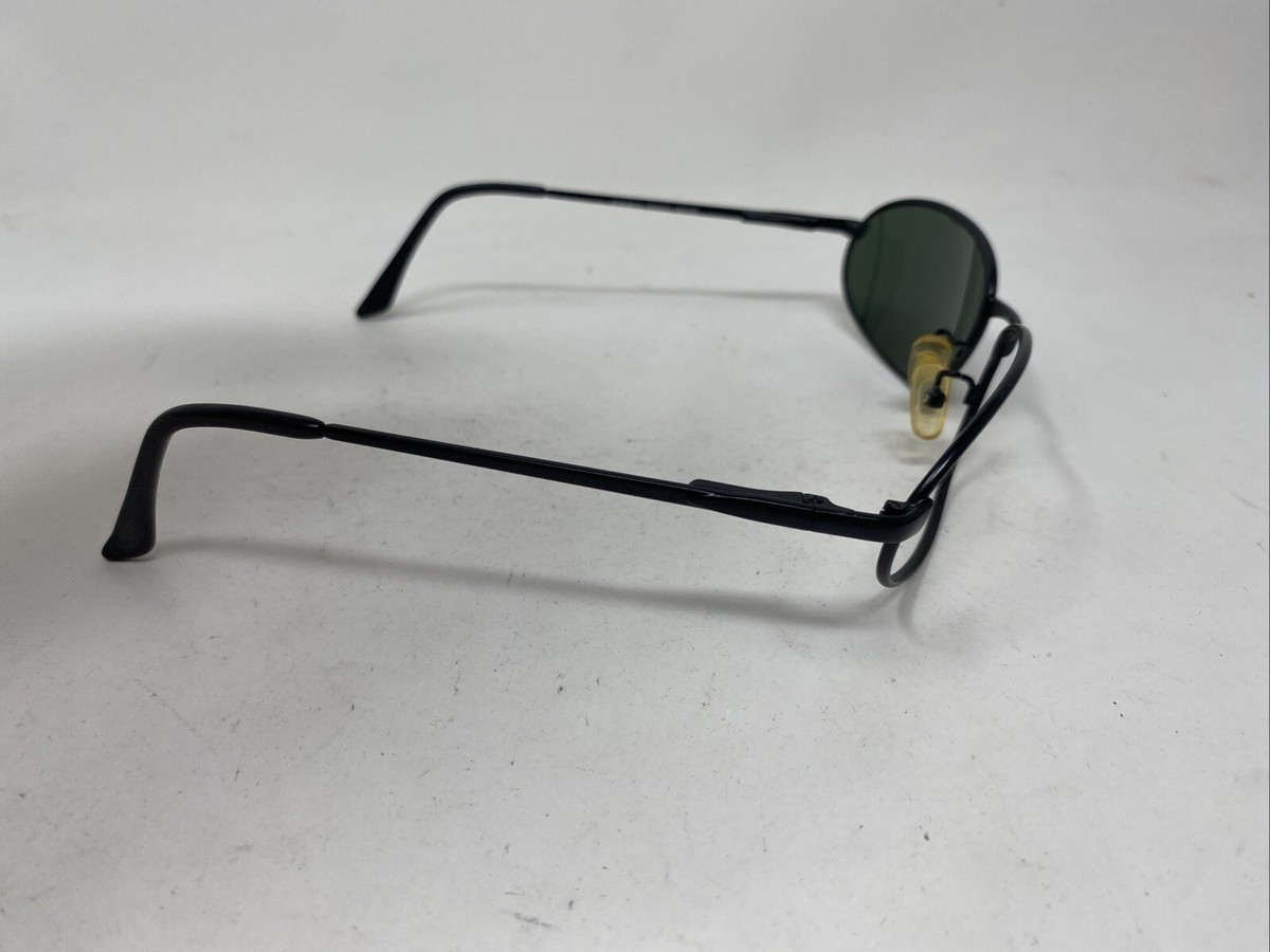 Ray-Ban ITALY RB8013 TITANO W3120 BLACK W/ GREEN LENS 6346 Ray-Ban ITALY RB8013 TITANO W3120 BLACK W/ GREEN LENS 6346