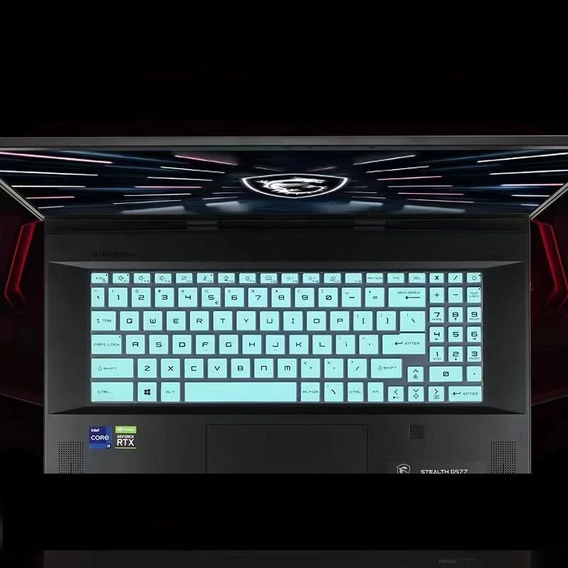 2 X Keyboard Cover Fit MSI GS77 GF76 GL76 GE78 GT77 - Image 4 of 4