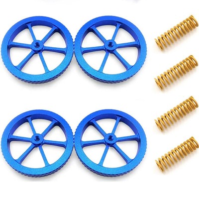 Metal Leveling Nuts with Hot Bed Springs for Ender 3/3 Pro/3 V2