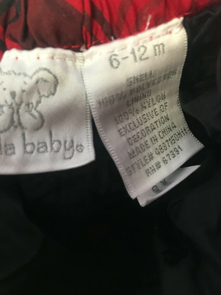 2 chapéus formais infantis com laços vermelhos e brancos para bebês meninas de 6 a 12 meses Koala  - Imagem 4 de 4