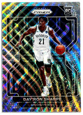 2021-22 Panini Prizm Basketball Silver Wave RC Rookie #281 Day'Ron Sharpe