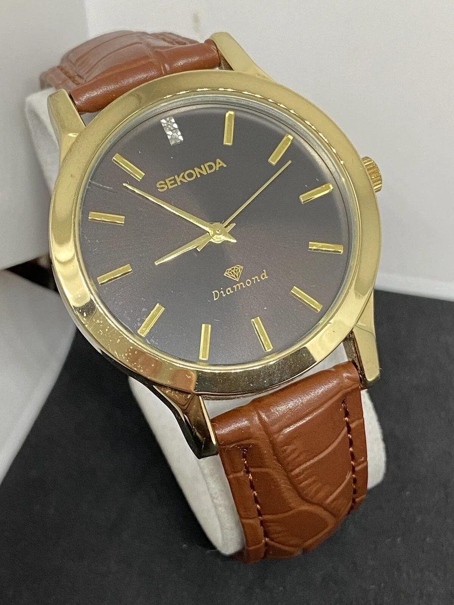 Sekonda ladies watch leather strap sale