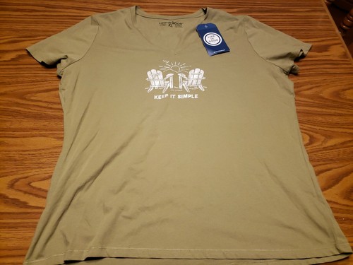 V-Neck Adirondacks T-SHIRT MEDIUM 