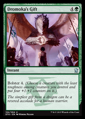 MTG DROMOKA's GIFT FOIL - DROMOKA GESCHENK - DTK - MAGIC