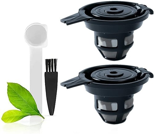 2PCS Reusable Coffee Capsule Filter for 