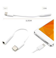 ADATTATORE AUDIO USB TYPE C a AUX JACK 3.5 cuffie per Samsung Huawei Xiaomi F M