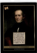 Pieces of the Past Relic Card  Cornelius Vanderbilt