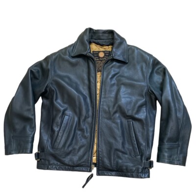 Marc New York First Class Black Leather Jacket w/ Zip Out Thermolite Plus Lining