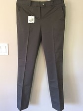 NWT MOSCHINO Euro 42 US 6 8 GB 10 FR 38 pants slacks gray slate Excellent chinos