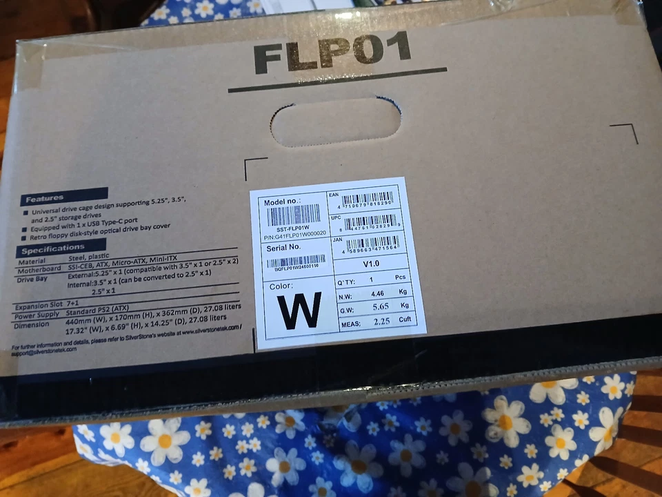 SilverStone PC Computer Case FLP01 HTPC Retrofit Chassis SST-FLP01W White NEW! - Image 2 of 4