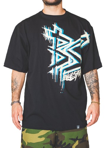 T-shirt Uomo Baggy The Blueskin Double Rugged Cotone Skate Hip Hop Rap