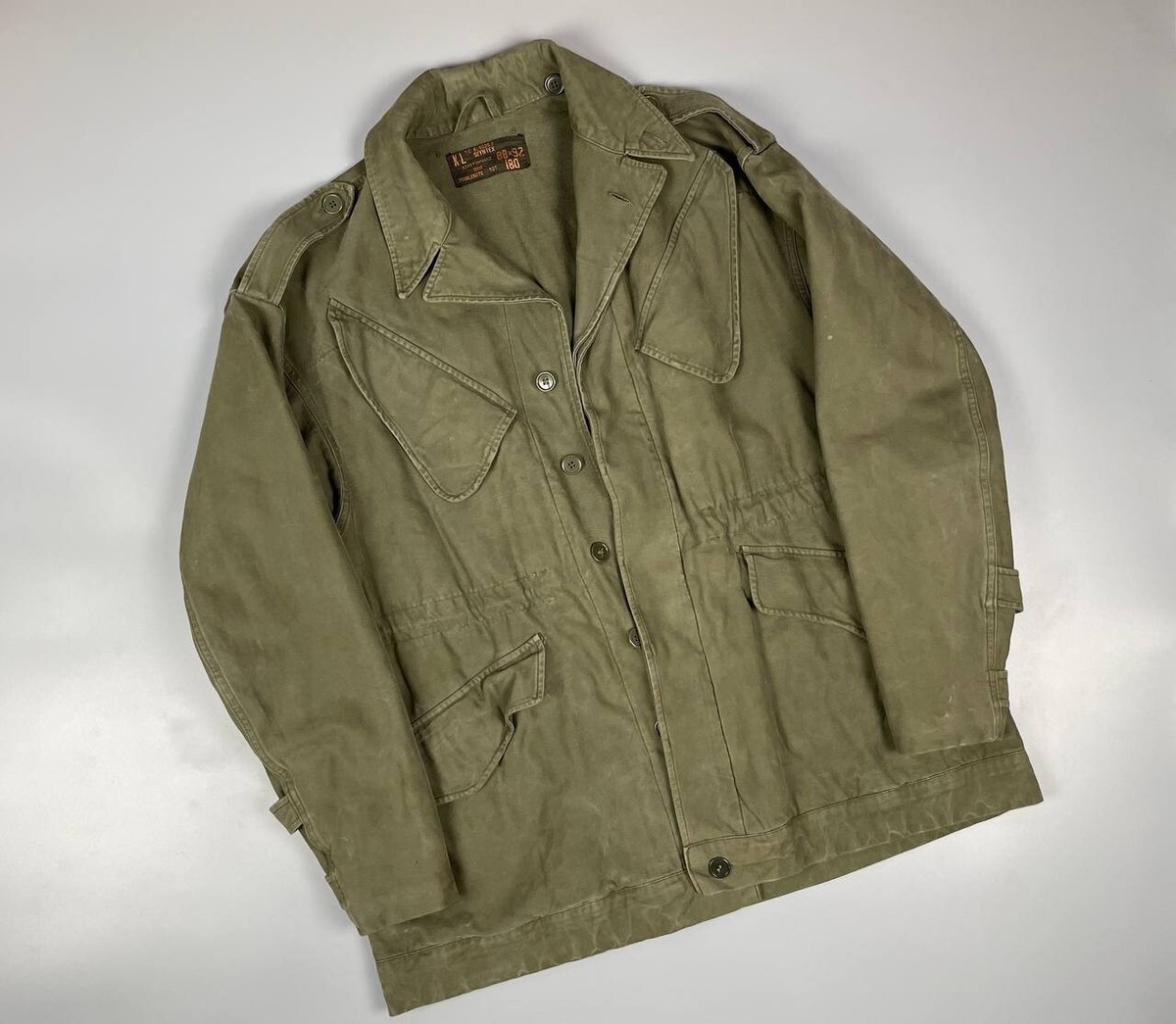 Vintage 1969 Borstomvang Seyntex Military Army Issue Field Jacket