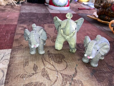 3 Standing Elephants