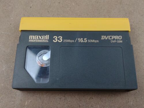 Cassettes vidéo numériques Maxell DVCPRO DVP-33M - Photo 1/4