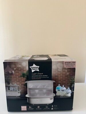 Tommee Tippee Super-Steam Electric Steriliser Very good Condition-Tracked  Del 5010415232212 UK