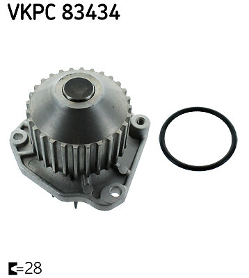 SKF Vkpc 83434 Wasserpumpe For CitroËN Fiat Lancia Peugeot Renault-image