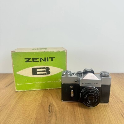USSR ''ZENIT-B (ZENIT-V)'' SLR CAMERA + INDUSTAR-50-2 LENS, f3.5/50  EXPORT + box