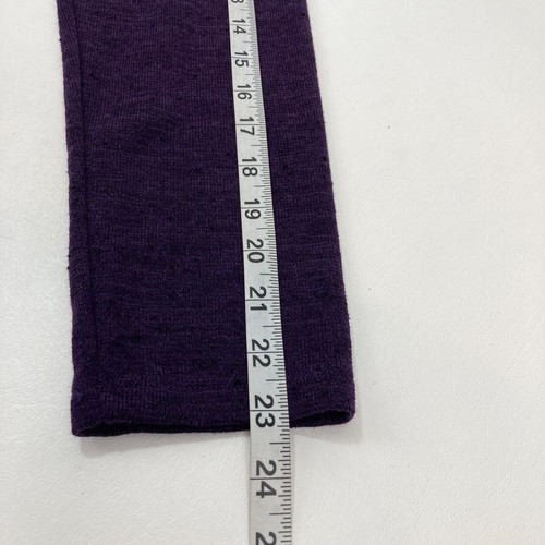 Rafaella Petite Cardigan Size PL Ruffle Purple one button closure NWT - Picture 10 of 11