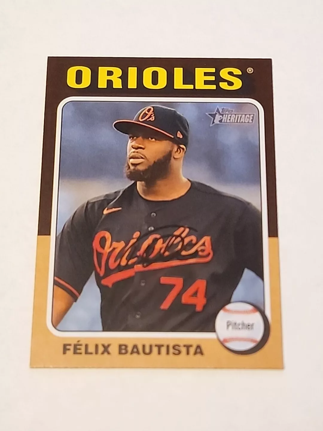 Flix Bautista trading card