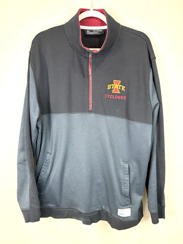 Under Armour Iowa State Cyclones Men’s Fleece Pullover 1/4 Zip Sz 2XL