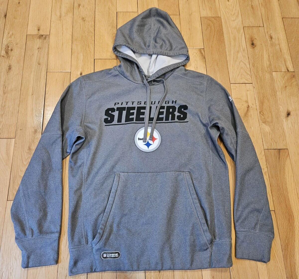 New Era PITTSBURGH STEELERS Team NFL Authentic Combine Hoodie Sweatshirt  Men's M