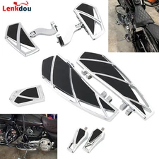 For Harley Touring Electra Road Glide Phantom Floorboard Footboards Shifter Pegs