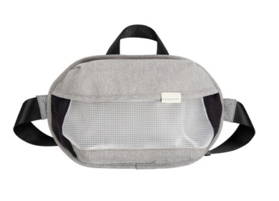 Doughnut Rucksack Backpack Hip Bum Bag Missouri Mid Tone Series Grey Black 2,5L