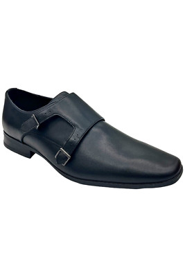 Calvin Klein Men's Brinta Slip-on Dress Loafers Black