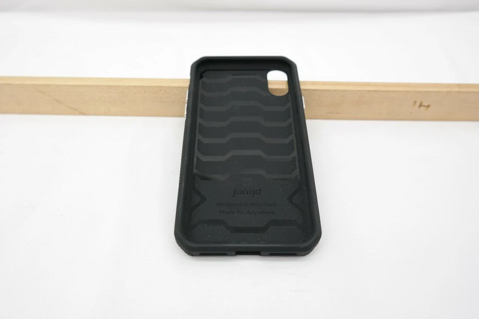 Funda Jagd Apple iPhone X, Delgada Absorbente de Golpes, Negra TF Foto 2 de 4