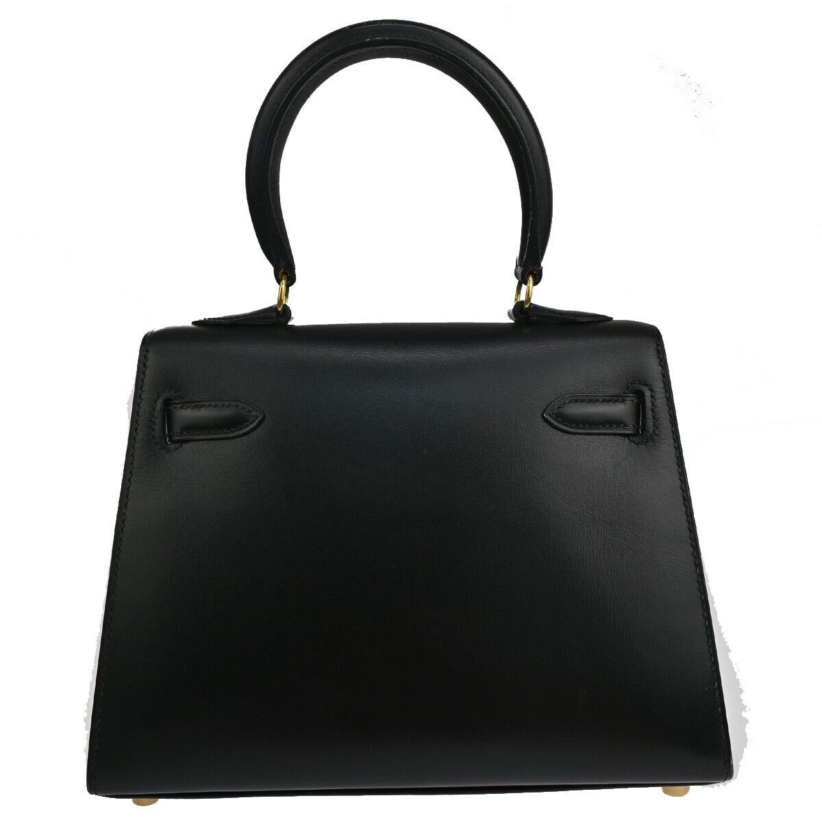 HERMES MINI KELLY 2WAY SHOULDER HAND BAG BOX CALF LEATHER HERMES MINI KELLY 2WAY SHOULDER HAND BAG BOX CALF LEATHER