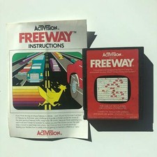 FREEWAY ACTIVISION for Atari 2600 Original Game Cartridge and Manual