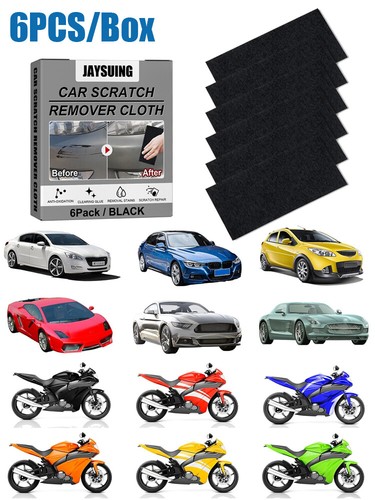 6x Nano Sparkle Cloth for Car Scratches Nano Magic Cloth Scratch Remover Wiper - Foto 12 di 12