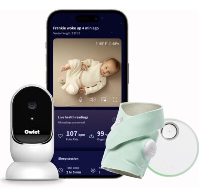 Owlet PS01NNBBYF Smart Duo Baby Monitor