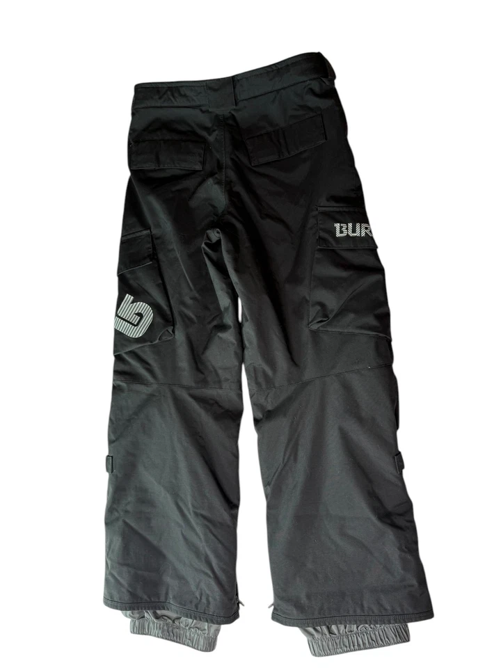 Calça cargo de esqui na neve BURTON, preta tamanho infantil masculina 10/12 - Imagem 2 de 4