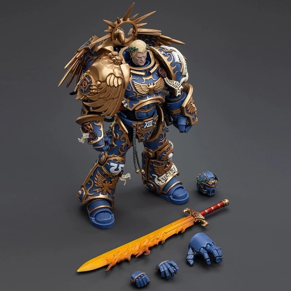 Figuras Hiplay JOYTOY Warhammer Ultramarines Primarca Roboute Guilliman JT6342 Foto 3 de 4
