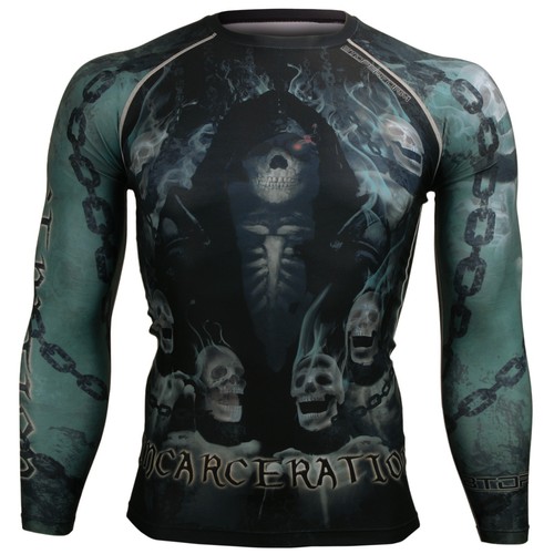 BTOPERFORM Skin Tight Compression Base Layer Under Rash guard MMA Gym S-3 - Picture 7 of 44