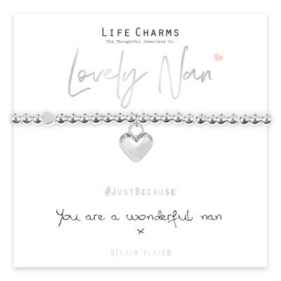 Life Charms Lovely Nan Geschenkbox Armband Geburtstag Geschenkidee für Großeltern