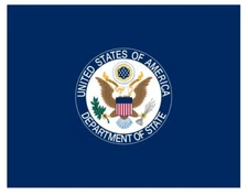 Department of State Flag Sticker Decal F732