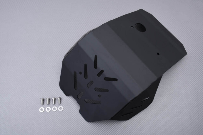 Protection moteur paramotore noir YAMAHA WR 250 X sabot WRX250 2008-2022