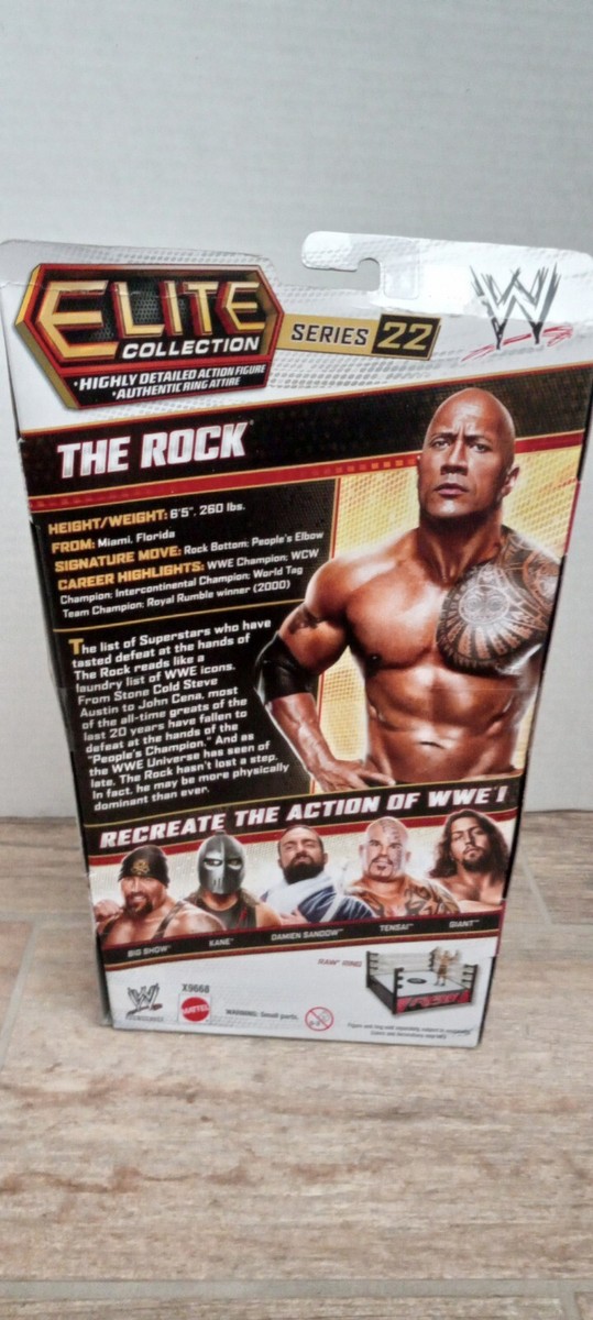 wwe elite The Rock Damage box | eBay