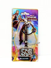 Thor Hammer Solid Metal Mjolnir Keychain Ragnarok Dark World  Marvel Studios New