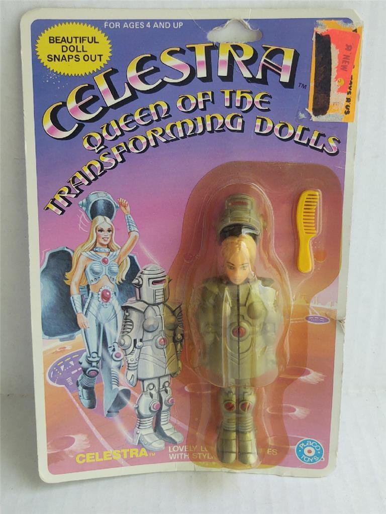 Vintage 1986 Placo Toys Celestra Queen of the Transforming Dolls Figure NEW
