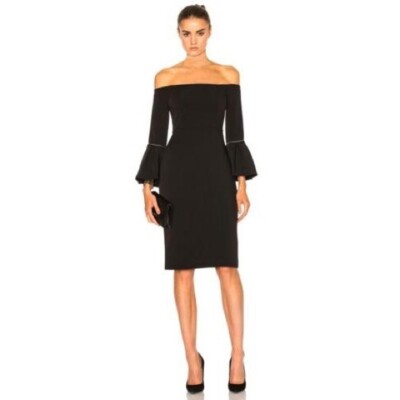 black dress and nude pumps Black & Beige Holiday Look
